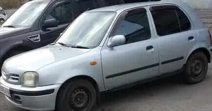 Дефлекторы окон (ветровики) Nissan Micra 5d 1992-2003"EuroStandard" (Ниссан Микра) Кобра Тюнинг