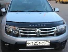 Дефлектор капота (мухобойка) Renault Duster с 2010 г.в. (Рено Дастер) Вип Тюнинг